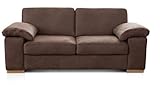 Cavadore 3-Sitzer Sofa Ventere / 3er Couch in Wildlederoptik / 200 x 86 x 100 cm (BxHxT) / B