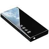 JHKGY Tragbares Ladegerät,Backup des Telefons Zum Aufladen des Akkus,Powerbank-Akku,LCD-Display-Powerbank,Kompatibel Mit 99% Mobiltelefonen Und Tablets,10000