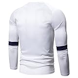 Langarm Herren Sport Casual Komfortabel Elastizität Mode Rundhals Herren T-Shirt Frühling Und Herbst Farbkontrast Neue Herren Sp