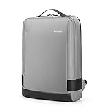 Laptop-Rucksack Großes Computer-Rucksack passt bis zu 15,6 Zoll Laptop Wasserabweisende Reisen Freizeitpackung (Color : Grey, Größe : One Size)