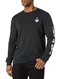 Volcom Herren Stone Ls Usst Black S T-Shirt,
