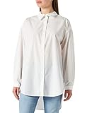 JACK & JONES Women's JJXX JXMISSION LS Oversize Shirt NOOS Bluse, White, XS