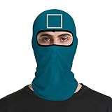 ASHOP Squid Gamer Maske Erwachsene Frauen und Männer Gesicht Bandanas Herbst Gesichtsschal Outdoor Sturmhaube Reitmaske Kragen Atmungsaktive M
