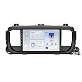 2 Din Android 10 Multimedia Player 9'' Bildschirm Auto Video Audio Radio für Citroen Jumpy 3 SpaceTourer 2016-2021 Eingebaut CarPlay Unterstützt Split Bildschirm/Lenkradkontrolle,Cc2l plus 1+16gb