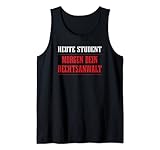 Lustiger Nerd Studenten Spruch für baldige Anwälte auf Uni Tank Top