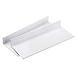 SUMTREE 2 Stück Wandregal aus Aluminiumlegierung für Badezimmer, Küche, Schlafzimmer, Wohnzimmer (30 cm, weiß)