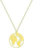 Halskette Edelstahl Halskette Mit Schmuck In Mondphase Galaxy Anhänger Frau In Mondemaille Mit Goldkette Fugace Di Stars G