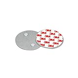 UNITEC Magnethalterung für Rauchmelder, Feuermelder, Rauchwarnmelder, rund, 70 mm Durchmesser, extrem starker Magnet, Montage ohne Werkzeug