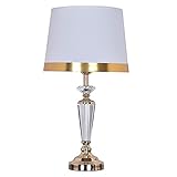 SACYSAC Nachttisch Kristall Tischlampe, Schlafzimmer Nachtszählerlampe, einfaches modernes Wohnzimmer Kristall dekorative Tischlamp