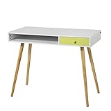 SoBuy® FWT24-W Schreibtisch Bürotisch Computertisch Kinderschreibtisch mit Schublade, BHT ca:90x73x46