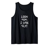 Schriftzug 'Look Mom' I can Fly ! Buchstaben von Kindern mit zerebraler Palsy Tank Top