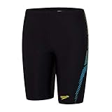 Speedo Plastisol Placement Jammer Jungen Black/Turquoise/Empire Yellow Kindergröße 128 2020 B