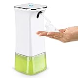 HOMEASY Seifenspender Automatisch 350ml Schaumseifenspender Wandmontage mit Sensor Infrarot No Touch Elektrische Seifenspender für Küsche und B