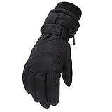 Kinder Skihandschuhe 6-11 Jahre wasserdichte Winddichte Schneehandschuhe Warme Handschuhe Winterhandschuhe Jungen Mädchen Skifahren Wandern Radfahren Winter Snowboarding Spielen Laufen B