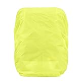 Step by Step Regenschutz- und Sicherheitshülle für Schulranzen und Rucksäcke (Regenhüllle in auffälliger Signalfarbe, mit Gummizug, mit Aufbewahrungstasche) gelb