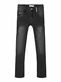 NAME IT Jungen Nittrap Skinny Dnm Pant Nmt Noos Jeans, Dark Grey Denim, 122 EU