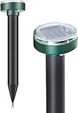 QingH yy Maulwurfsabweisender, Solarbetriebener Maulwurf, 2-Pack-Repellent für Rasengarten & Yard, Schlangenschutz, Vole abschreckende, Groundhog Repeller QNQ0817