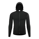 XuuSHA Sicherheitskleidung hohe Sichtbarkeit Fahrrad Radfahren Windjacke mit Kapuze, Campingwanderer Regenjacke Arbeitsschutzkleidung (Color : BO269 New Jacket, Größe : L)