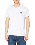 Wrangler Herren Sign Off Tee T-Shirt, Weiß (White 312), M