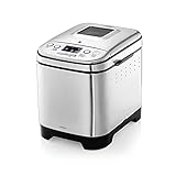 WMF Kult X Brotbackautomat, 450 W, 12 Backprogramme, 3 Bräunungsgrade, 2 Brotgrößen, silb
