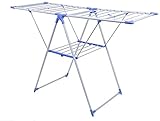 HANJIANFEI Home Trocknung Rack Falten, Indoor Outdoor Portable Trockner for Kleidung, Handtücher, Bettwäsche Wäsche und Zuhause Essentials (blau)