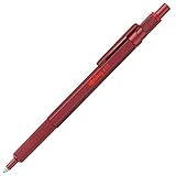 rOtring 2114261 600 Kugelschreiber, mittlere Spitze, Schwarze Tinte, Rot Schaft, nachfüllb