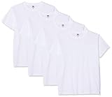 Fruit of the Loom 5er Pack T-Shirts, weiß, Größe XXXL