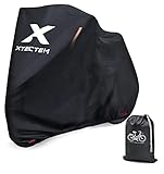 XYZCTEM Fahrradabdeckung, Wasserdicht Dicke 210D Oxford Extra Strapazierfähig, All Season Outdoor Schutz für Fahrräder mit Einer maximalen Länge von 200