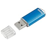Hama 8GB USB-Stick USB 2.0 Datenstick (10 MB/s Datentransfer, USB-Stick mit Öse zur Befestigung am Schlüsselring, Speicherstick, Memory Stick mit Verschlusskappe, geeignet für Windows/MacBook) b