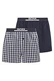 BOSS Herren 2P Boxer Shorts EW Boxershorts, Dark Blue403, XL