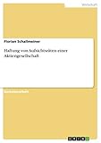 Haftung von Aufsichtsräten einer Aktieng