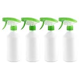 DOITOOL 4 Stück Leere Sprühflaschen Nachfüllbare Kunststoffsprühbehälter für Flüssige Reinigungslösung Gartenauslöser Wasser (Zufällige Farbe)