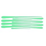 SHANQUAN Aufkleber Pferde Abnehmbare Dekor-Wandtattoos, Raumstreifen, Wandbild, Kunst, leuchtender Aufkleber, DIY-Vinyl-Wandaufkleber Wandsticker Punkte Glitzer (Green, One Size)