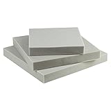 SEEBAUER Living® Schaumstoffplatte Medium | Verschiedene Größen | RG35/40 | Auflage für Möbel und Palettenmöbel | Schaumkissen aus PU-Schaum (30 x 30 x 5 cm)