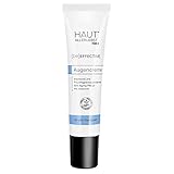 HAKA Augencreme I 15 ml I Augenpflege mit Frischeeffekt I Creme gegen Augenringe I Hyaluron Augencreme mit Jojoba Öl und Shea B