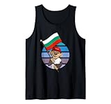 monkä Bulgarien Fan - Affe - Bulgarische Flagge Tank Top