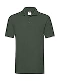 Fruit of the Loom Premium Polo Flaschengruen 3XL