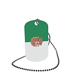 Dog Tag Erkennungsmarke ID Tag an Kette Flagge Fuerteventura 30 x 50