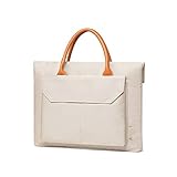 LEIGE Tragbare ultradünne Laptoptasche Notebook-Hülse Tragetasche Mode Frauen Reise Handtasche Aktentasche (Color : A, Size : 15.4-15.6 inch)