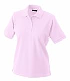 James & Nicholson Damen Ladies' Polo Poloshirt, Rosa (rosa), X-Larg