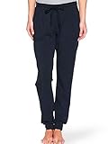 Marc O'Polo Damen Loungewear Schlafanzughose Lang mit Bund - Baumwolle Mix