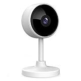 Little elf 1080P Überwachungskamera, Hunde Kamera WLAN IP Kamera mit Bewegungserkennung, Nachtsicht, 2-Wege Audio, Babyphone unterstützt Mobile App Kontrolle und Fernalarm , Kompatibel mit Alex