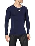 Puma Herren Shirt, Blau Marine(peacoat), 48/50