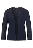 Cecil - Offene Shirtjacke in Deep Blue XXL