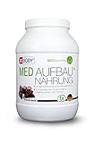 XBODY® MED AUFBAUNAHRUNG+, 70 % Kohlenhydraten, 21 % Eiweiß, hochwertiges Kohlenhydrate-Eiweiß-Konzentrat, zur Nährstoffversorgung bei Mangelernährung (Schokolade)