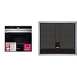 Siemens HB674GBS1 iQ700 Einbau-Elektro-Backofen/Edelstahl/A+ / activeClean Selbstreinigungs-Automatik & EX645LYC1E iQ700 Kochfeld Elektro/Ceran/Glaskeramik / 58,3 cm/Power Boost Funk