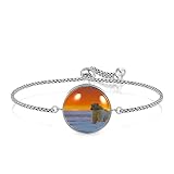 Edelstahl Armband Armreif Schmuck Geschenk Manschette Poliert Mode Geschenkbox Privatbestellung Stil Elegant alaska Tiere Eisbär Schnee für Männer F