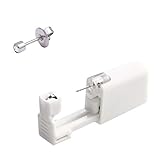 HEMO 2 Stück Ohrring Pistole Set Ohrlochstecher Piercing-Werkzeug Einweg-Ohrpiercing Selbst Piercing Werkzeug Stahl Ohr Ohrstecker Asepsis Profi-Ohrpiercing Unisex