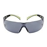 3M Schutzbrille SF400 GC1, grau – Komfortable Arbeitsschutzbrille mit Anti-Scratch-Beschichtung – Beidseitige UV, Anti-Kratz- & Anti-Beschlag-Beschichtung