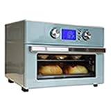 ZHZHUANG Küchen-Toaster-Ofen 25L Elektrischer Ofen 1800W Haushaltsmultifunktionsluftbraten/Barbecue/Backen/Trockener Früchte Pot All-In-One Edelstahlofen/Grü